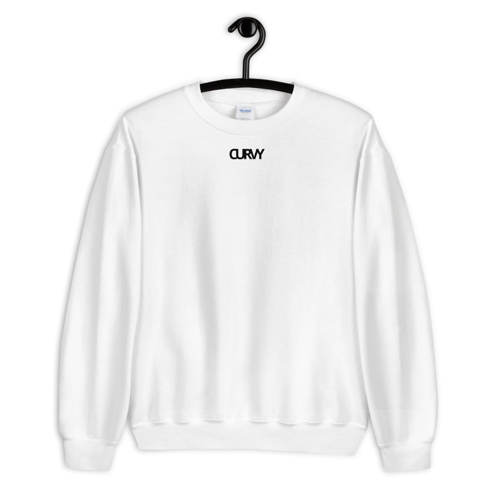 CURVY Sweatshirt curvy-sweatshirt Tops White / 2XL Curvy Collection